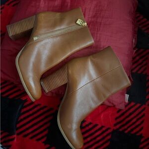Michael Kors Tan Heeled Boots